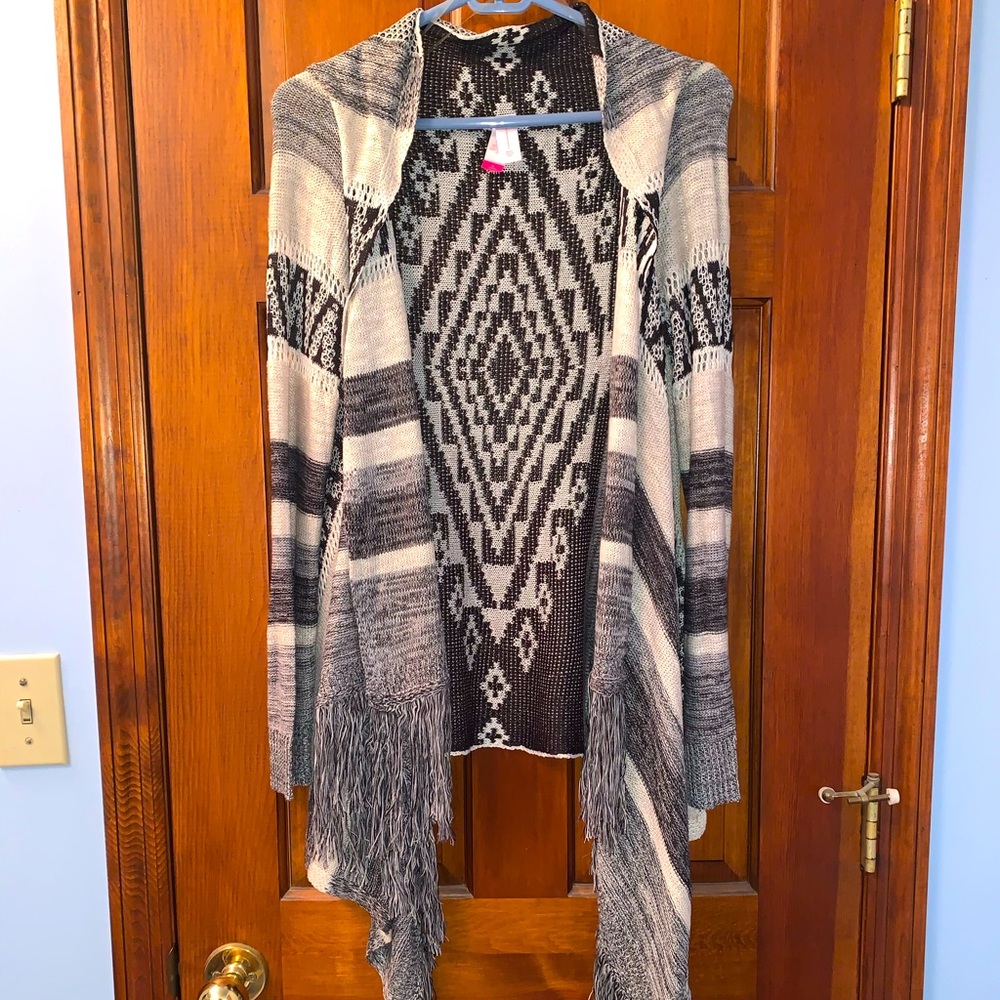 No Boundaries Fringe Sweater